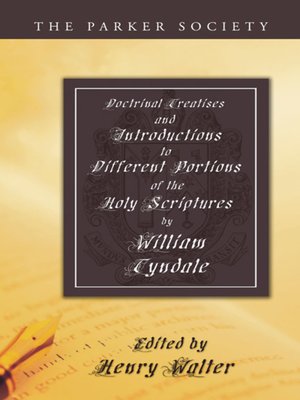 cover image of Doctrinal Treatises and Introductions to Different Portions of the Holy Scriptures